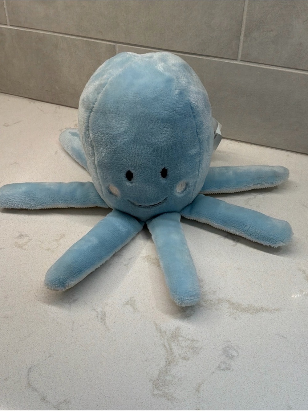 Tommy Bahama Stuffed Octopus Plush 10 Inch Blue/White Stuffed Animal